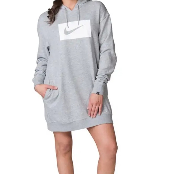 gray nike dress